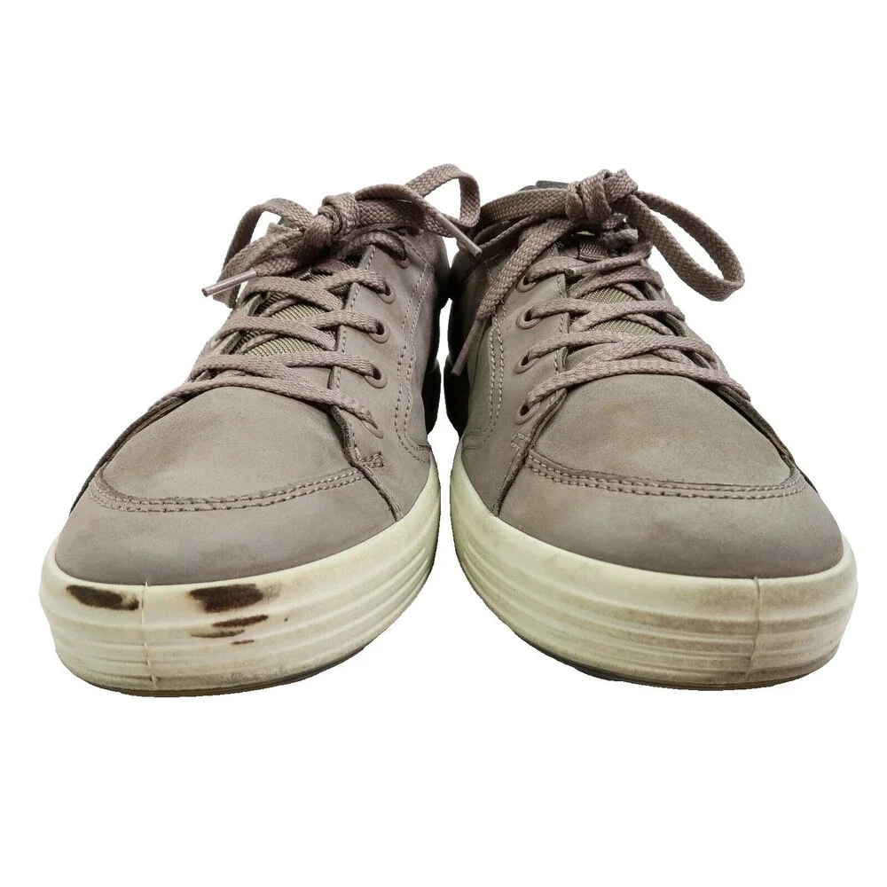 ECCO Soft 7 Tie 2.0 Sneaker Lace Up Low Top Men's US 10-10.5 EU 44 Slate